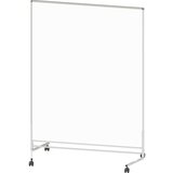  Pomična funkcijska stena, tekstil na obeh straneh, bele barve, ŠxV 1200 x 1500 mm | Shoptok.si