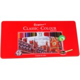  Set of 72 Art Crayons Metal Container | shoptok.hr