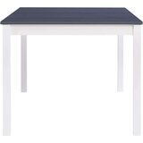 In blagavaonski stol bijelo-sivi 180 x 90 x 73 cm od borovine | shoptok.hr