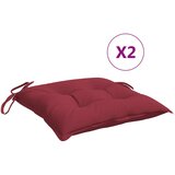  The Living Store Blazine za palete 2 kosa vinsko rdeče 50x50x7 cm oxford tkanina - Blazina Za Palete, (21487464) | Shoptok.si