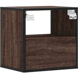 vidaXL Stenska nočna omarica rjavi hrast 40x31x39,5 cm | Shoptok.si