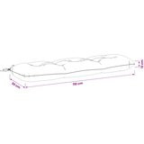  Jastučić za klupu VIANEN 100% poliester Siva 110 x 30 x 12 cm Slike