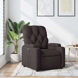  Naslonjač od tkanine tamnosmeđi | shoptok.hr