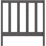  Uzglavlje za krevet sivo 96 x 4 x 100 cm od masivne borovine | shoptok.hr