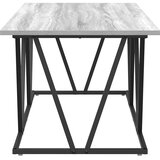  Kava Stol Siva 100 x 50 x 40 cm Projektirano drvo i metal | shoptok.hr