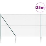 vidaXL varjena žičnata ograja z 13 spike posti zelena 1,6 x 2,5 m jeklo | Shoptok.si