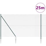 vidaXL zavarena ograda s 13 šiljaka Zelena 1.6 x 2.5 m Čelik | shoptok.hr