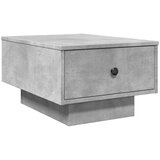 Maison Chic Klubska mizica - kavna mizica - Nizka mizica betonsko siva 60x45x31 cm inženirski les, (21753885) Cene