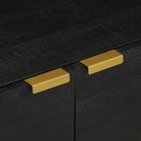  Stolić za kavu crni 80 x 50 x 40 cm od konstruiranog drva | shoptok.hr