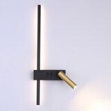 Toolight Zidni svijećnjak APP1439-W RIGHT BLACK GOLD | shoptok.hr