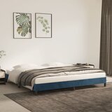 vidaXL Posteljni okvir temno moder 200x200 cm žamet Cene