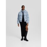 Bershka Prehodna jakna moder denim | Shoptok.si