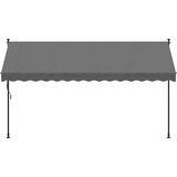 Tenda na uvlačenje antracit 350 x 150 cm od tkanine i čelika | Eponuda.com