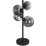  NAMIZNA SVETILKA RIHA 4X3W G9 ČRNA / DIMLJENO STEKLO | Shoptok.si