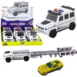  Policijski terenski auto za igru koji se rasklapa - bijeli | Shoptok.si