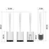 Smania kupatilski set gumena četka sa postoljem | ePonuda.com