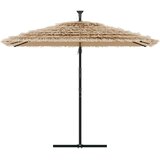 vidaXL Vrtni senčnik z jeklenim drogom rjav 269x269x235 cm | Shoptok.si