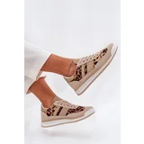 Boto Sport Shoes Sneakers Women's Panther Beige-Brown Galabis