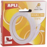 Apli Lepilni trak, dvostranski, prozoren 15 mm x 20 m, (20375450) | Shoptok.si