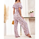 Resti Purple two-piece women's floral set | Shoptok.si