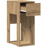 vidaXL Računalniški stolp s predalom artisan hrast 30x44x74 cm | Shoptok.si