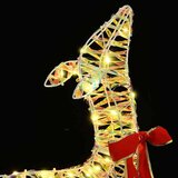  Obitelj jelena 3 pcs Topla bijela 128 cm PET | shoptok.hr