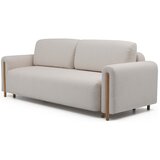 ELTAP Sivo-bež sklopiva/s prostorom za odlaganje sofa od bouclé tkanine 244 cm Arcadova – | shoptok.hr
