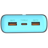X Wave GoEnergy 20e grey+blue Power bank eksterna baterija 20000mAh/20W/PD+QC3.0/3A/2 xUSB/Type-C | Eponuda.com