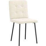  Jedilni stoli 4 kosi krem žamet, (21822550) | Shoptok.si