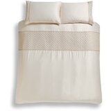 Catherine Lansfield Bež podaljšana posteljnina za zakonsko posteljo iz mikrosatena 230x220 cm Deco Sequin – | Shoptok.si