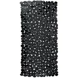 Wenko crni protuklizni otirač za kupaonicu Paradise, 71 x 36 cm