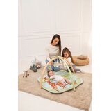 Lorelli podloga za igru Safari Friends Hippo Grey 93 x 93 cm | shoptok.hr