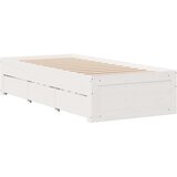 vidaXL Okvir kreveta bez madraca s ladicama bijeli 90x190 cm borovina | shoptok.hr