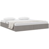  Otomanski krevet s pohranom Sivo-smeđa 180 x 200 cm tkanina | shoptok.hr