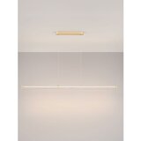 Nova Luce Metalna LED viseća svjetiljka s mogućnosti zatamnjivanja mat zlatna sa sjenilom od akrilnog stakla Pheme – | shoptok.hr