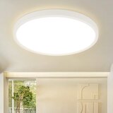 Nettlife LED stropna svetilka za kopalnico Ø30cm okrogla svetilka za spalnico bela 24W svetilka za hodnik 3000K, (22111117) | Shoptok.si