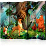  Paravan u 5 dijelova - Bear and Friends II [Room Dividers] 225x172 Cijene