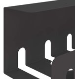  Pohranite kablove ispod stola 2 kom. Crna 43 x 10 x 10 cm Čelik | shoptok.hr