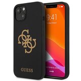 Guess GUHCP13SLS4GGBK IPHONE 13 MINI 5,4 CZARNY/BLACK HARD CASE SILICONE 4G LOGO, (21833591) | Shoptok.si
