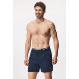 Jack & Jones Kratke kopalne hlače 'FIJI' mornarska / bela Cene