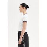 Fred Perry CROPPED RINGER T-SHIRT Bijela | shoptok.hr