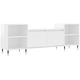 Maison Chic TV omarica - TV stojalo - Televizijska omarica visok sijaj bela 160x35x55 cm inženirski les, (21698922) Cene