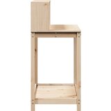  Miza za sajenje s policami 108x50x109,5 cm borovina | Shoptok.si