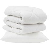  Poplun s jastukom 2 kom. Bijela Mikrovlakna | shoptok.hr