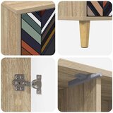  ormar OMMEN 102 x 33 x 50 cm Sonoma Konstruirano drvo | shoptok.hr