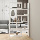 ADRK Stenski regal KARMELO z nastavljivo irino - BELA | Shoptok.si