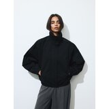 Reserved Jakna s visokim podignutim ovratnikom - crno | shoptok.hr
