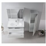 Hanah home Kupatilski ormarić sa umivaonikom i ogledalom (2 komada) Nuvola 100 v2 179 | Eponuda.com