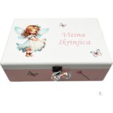  Kutija uspomena personalizirana imenom - poklon za rođenje, krštenje ili rođendan djeteta - 5. 20x30x10cm - 154346 | shoptok.hr