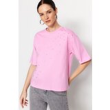 Trendyol T-Shirt - Pink - Relaxed fit | Shoptok.si